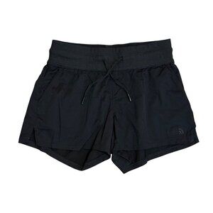 North Face Shorts Womens Size XS Black Pull On Nylon Blend w/ Pockets Hiking